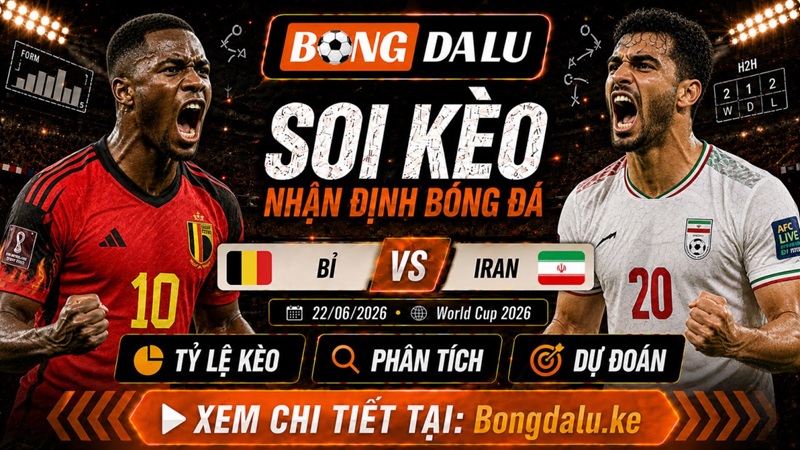 Đội hình xuất quân của Bỉ vs Iran