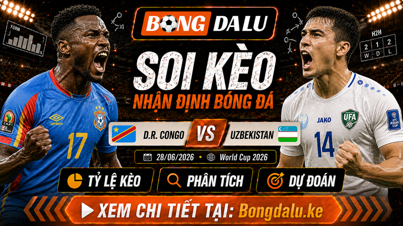 Lực lượng dự kiến của D.R. Congo vs Uzbekistan