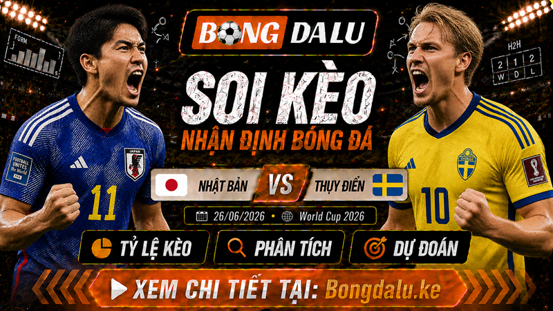 Lực lượng dự kiến của Nhật Bản vs Thụy Điển