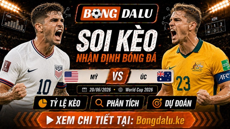 Lực lượng ra sân dự kiến của Mỹ vs Úc